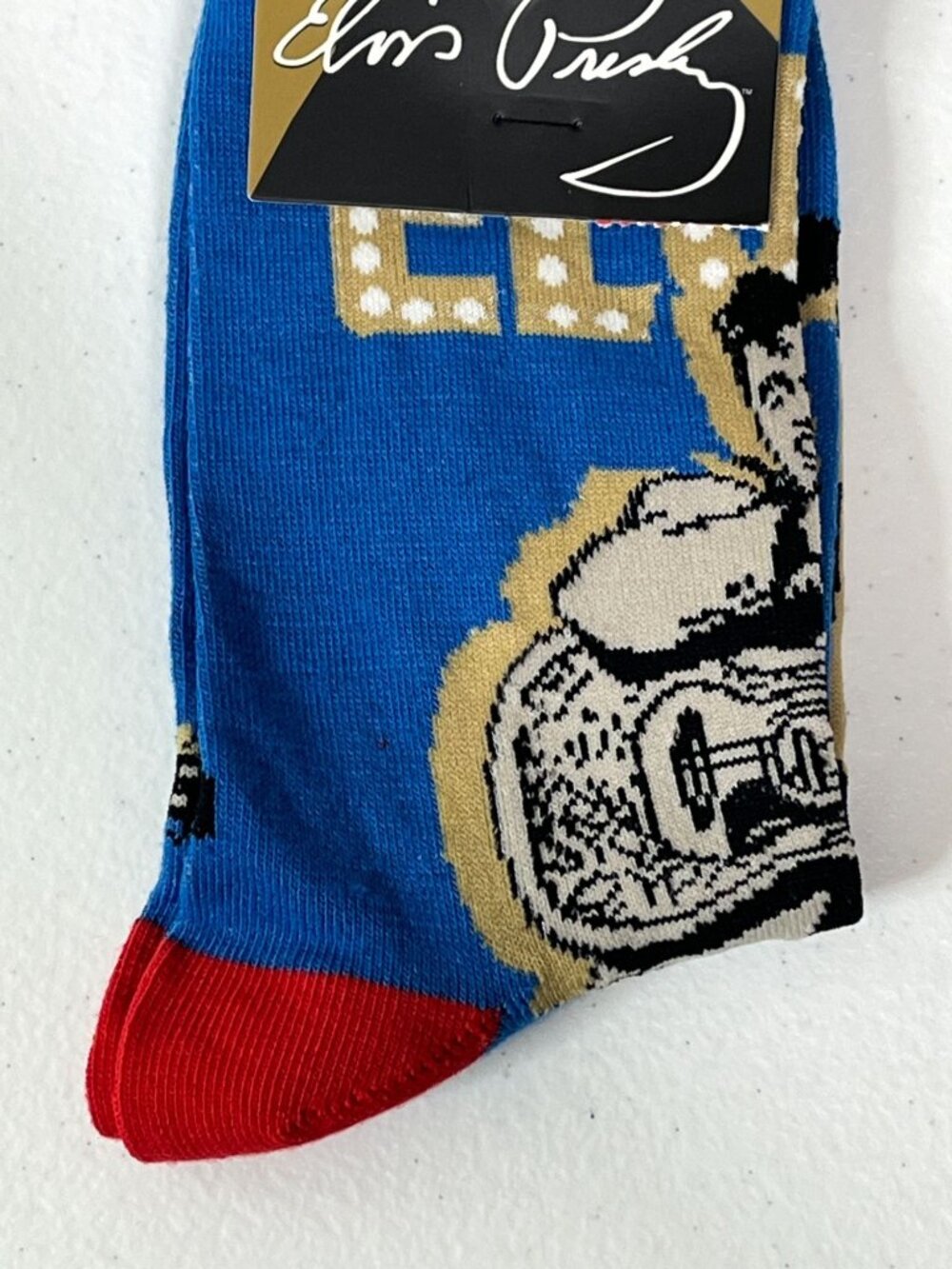 Blue Guitar Music Crew Socks Women’s 6-9.5 Novelty NWT - Picture 3 of 6
